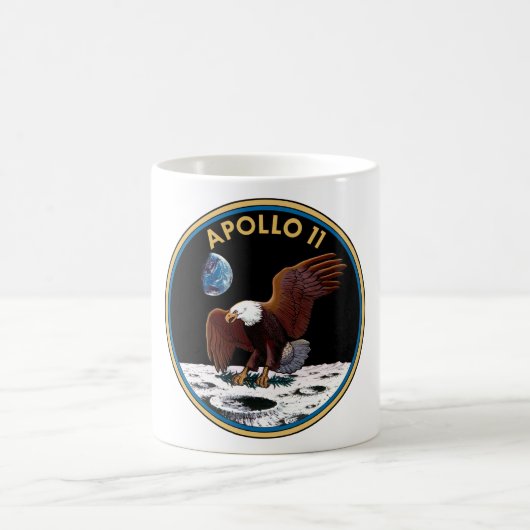 Tasse de correction de mission d'Apollo 11 (Centre)