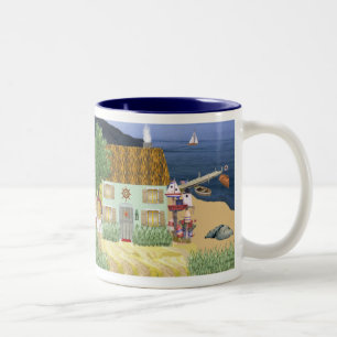 Tasse de cottage de bord de la mer