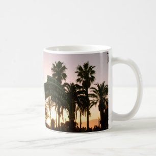 Tasse de coucher du soleil de Santa Monica