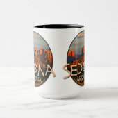 Tasse de coucher du soleil de Sedona Arizona (Centre)