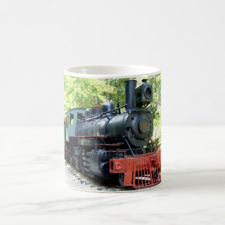 tasse de couleur de locomotive à vapeur