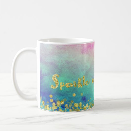 Tasse de couleur pour aquarelle d'étincelle et (Gauche)