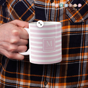 Tasse de couleur rose orchidée pastel en lumière d