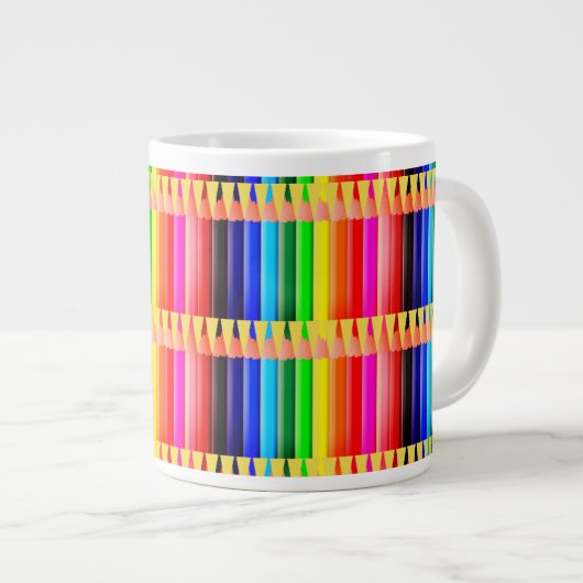 tasse de couleurs (Devant droit)
