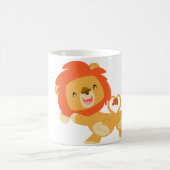 Tasse de couples de lion de danse (Centre)