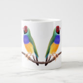Tasse de couples de pinson de Gouldian (Devant)