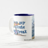 Tasse de coupure de plage de mouette (Devant gauche)