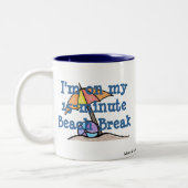 Tasse de coupure de plage de mouette (Gauche)