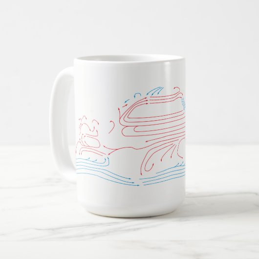 Tasse de courant d'océan (Devant gauche)