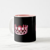 Tasse de couronne de rose de style de la Mlle (Devant gauche)