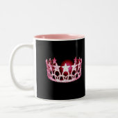 Tasse de couronne de rose de style de la Mlle (Gauche)