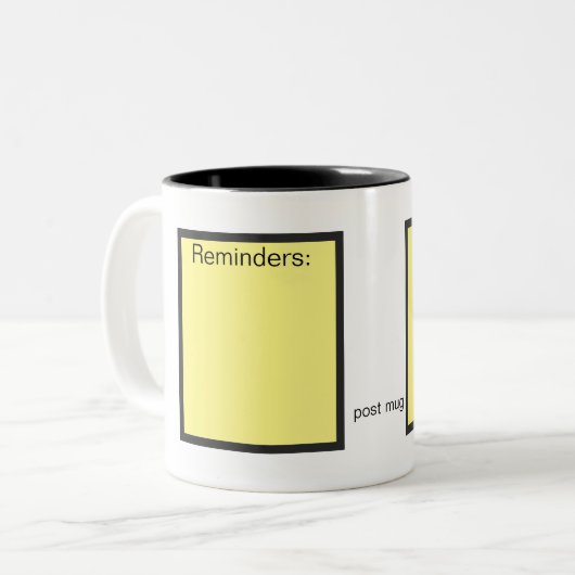 Tasse de courrier : Tasse de café réutilisable (Devant gauche)