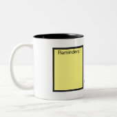 Tasse de courrier : Tasse de café réutilisable (Gauche)