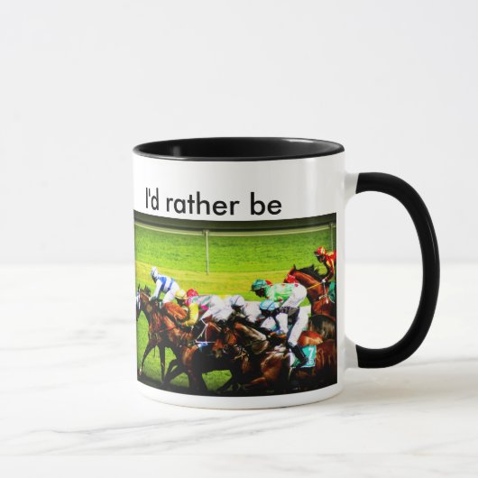 tasse de course de chevaux (Droite)
