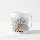 Tasse de course de chien de traîneau (Devant droit)