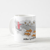 Tasse de course de chien de traîneau (Devant gauche)