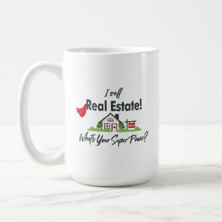 Tasse de courtier immobilier personnalisée Super P