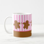 Tasse de coutume de pain d'épice de sucre et (Gauche)