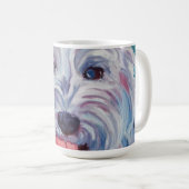 Tasse de coutume de portrait d'animal familier (Devant droit)