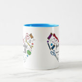 Tasse de couture de coeur d'outils (Centre)