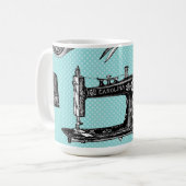 Tasse de couture vintage (Devant gauche)