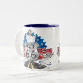 Tasse de cow-girl de l'itinéraire 66 (Devant gauche)