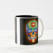 Tasse de crâne d'arc-en-ciel (Devant droit)