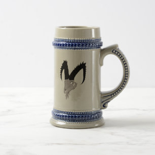 Tasse de crâne de chèvre de démon