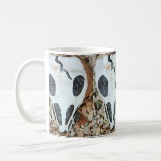 tasse de crâne de dia de los muertos (Gauche)