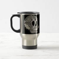 Tasse de crâne de sucre de moustache