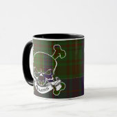 Tasse de crâne de tartan d'Adams (Devant gauche)