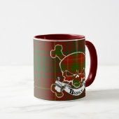 Tasse de crâne de tartan de Bruce (Devant droit)