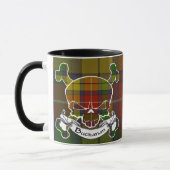 Tasse de crâne de tartan de Buchanan (Gauche)
