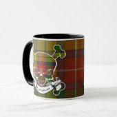 Tasse de crâne de tartan de Buchanan (Devant gauche)