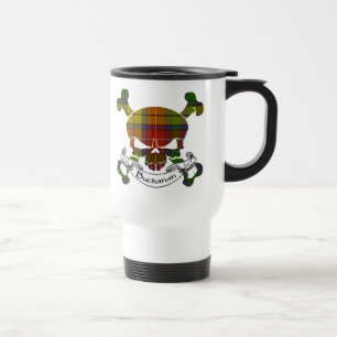 Tasse de crâne de tartan de Buchanan