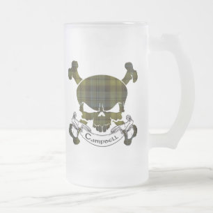 Tasse de crâne de tartan de Campbell