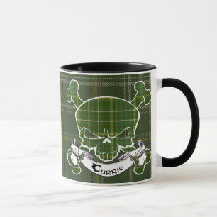 Tasse de crâne de tartan de Currie