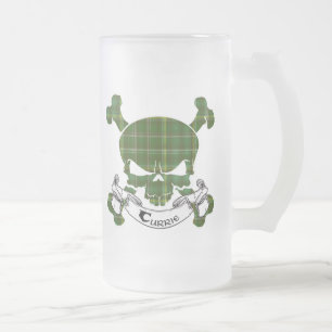 Tasse de crâne de tartan de Currie