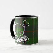 Tasse de crâne de tartan de Duncan (Devant gauche)
