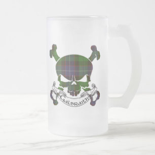 Tasse de crâne de tartan de Galbraith