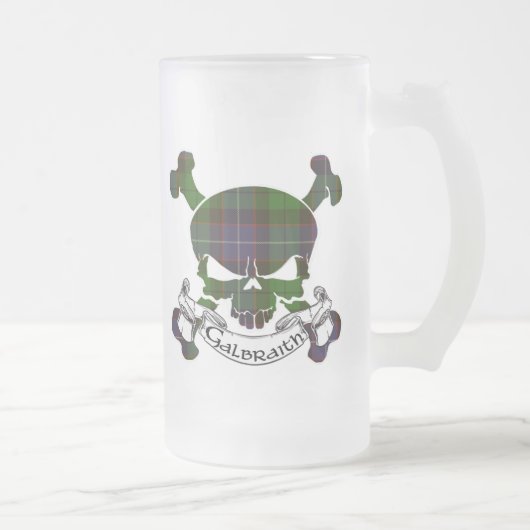 Tasse de crâne de tartan de Galbraith (Droit)