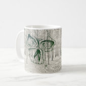 Tasse de crâne et de forêt (Devant gauche)