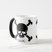 Tasse de crâne et de grog d'os (Devant gauche)