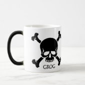 Tasse de crâne et de grog d'os (Gauche)