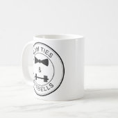 Tasse de cravates et d'haltères d'arc (Devant gauche)