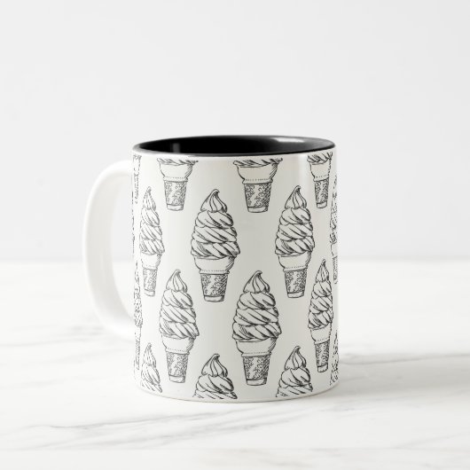 Tasse de crème glacée (Devant gauche)