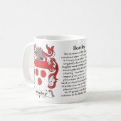 Tasse de crête de famille de Beasley (Devant gauche)