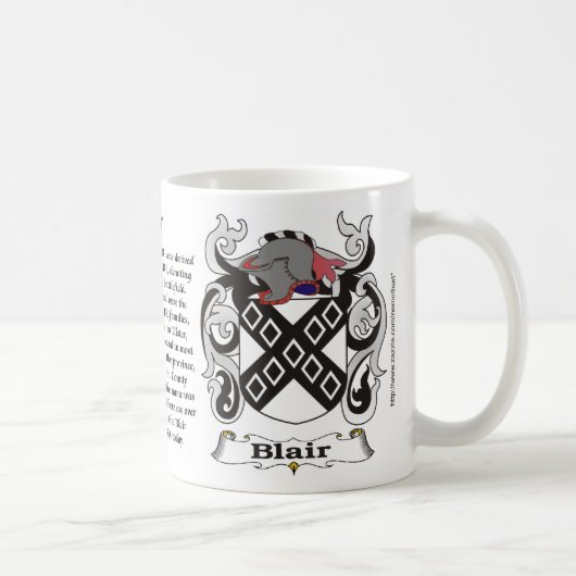 Tasse de crête de famille de Blair (Droite)