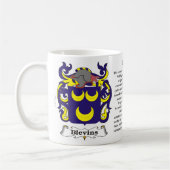 Tasse de crête de famille de Blevins (Gauche)