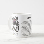 Tasse de crête de famille de Davis (Devant gauche)